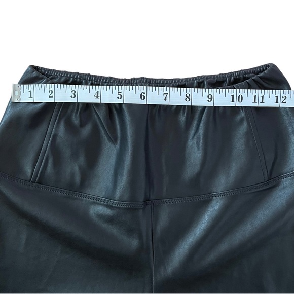 Aritzia Wilfred Free Daria Pant High-Waisted Vegan Leather Leggings Black Sz M - Picture 10 of 13